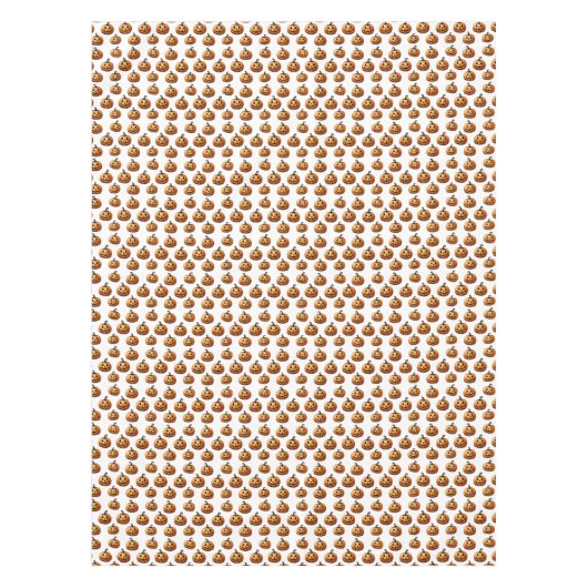 Jack O'Lanterns op wit Tafelkleed (Voorkant)