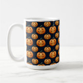 Jack o'Lanterns op zwart Koffiemok (Links)
