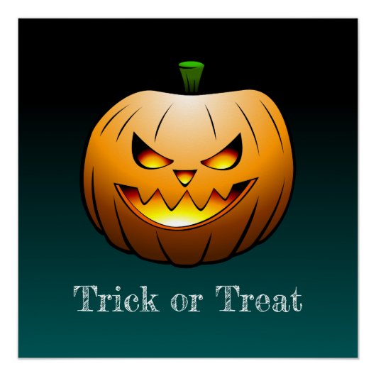 Jack O'lanterns Trick or Treat Perfect Poster (Voorkant)