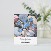 Jack op de Rocks, Briefkaart (Staand voorkant)