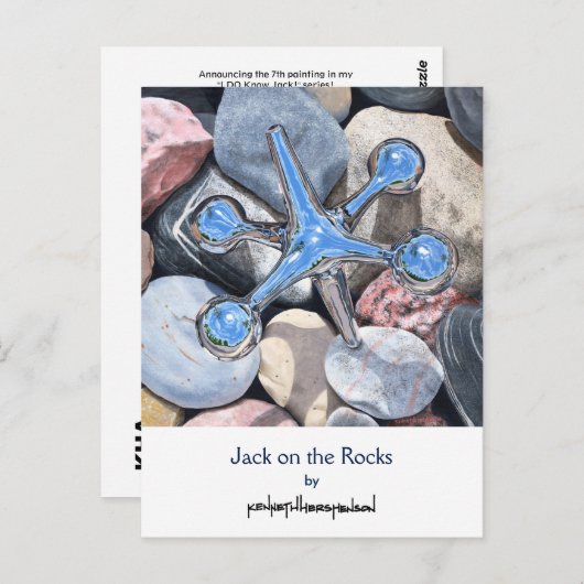 Jack op de Rocks, Briefkaart (Voorkant / Achterkant)