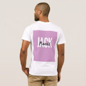 Jack Powell T-shirt op maat (Achterkant volledig)