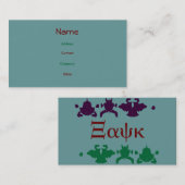 Jack Profile Card Visitekaartje (Voorkant / Achterkant)