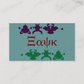 Jack Profile Card Visitekaartje (Achterkant)