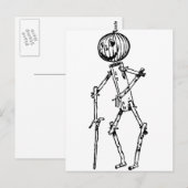 Jack Pumpkinhead Briefkaart (Voorkant / Achterkant)