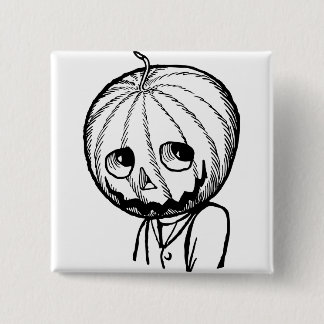 Jack Pumpkinhead Vierkante Button 5,1 Cm