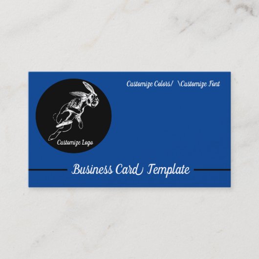 Jack Rabbit Logo Visitekaartje (Voorkant)