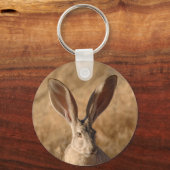 Jack rabbit met sleutelhanger voor hoge oorkleur (Voorkant)