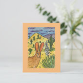 Jack Rabbit, originele kunstparodie Briefkaart (Staand voorkant)