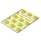 Jack Rabbit Runner's Log Personalized Running Notitieboek (Linkerzijde)