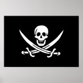 Jack Rackham; Jolly Roger Flag; Pirate Poster (Voorkant)