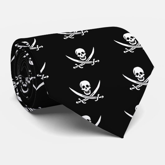 Jack Rackham; Jolly Roger Flag; Pirate Stropdas (Opgerold)