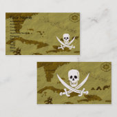 Jack Rackham Map #12 Visitekaartje (Voorkant / Achterkant)