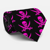 Jack-Rackham-Pink Stropdas (Opgerold)