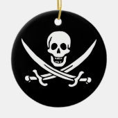 Jack Rackham Pirate Flag Keramisch Ornament (Voorkant)