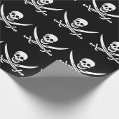 Jack Rackham Pirate Flag Wrapping Paper Cadeaupapier (Hoek)