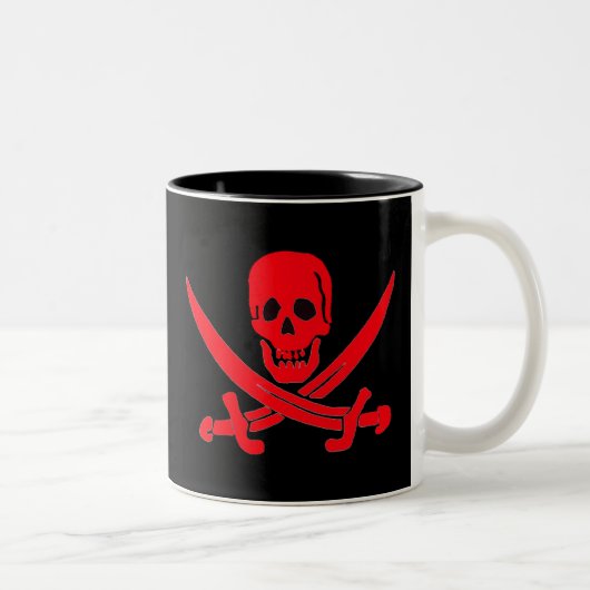 Jack Rackham-Red Tweekleurige Koffiemok (Rechts)