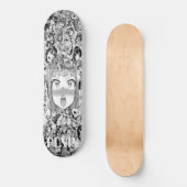 JACK RONIN APEX GIRL BLACK Skateboard Deck (Voorkant)