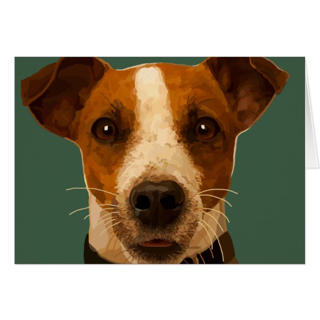 Jack Russel Cosby Card (Voorkant Horizontaal)