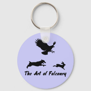 Jack Russel en Falconry Sleutelhanger