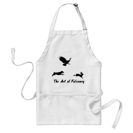 Jack Russel en Falconry Standaard Schort (Voorkant)