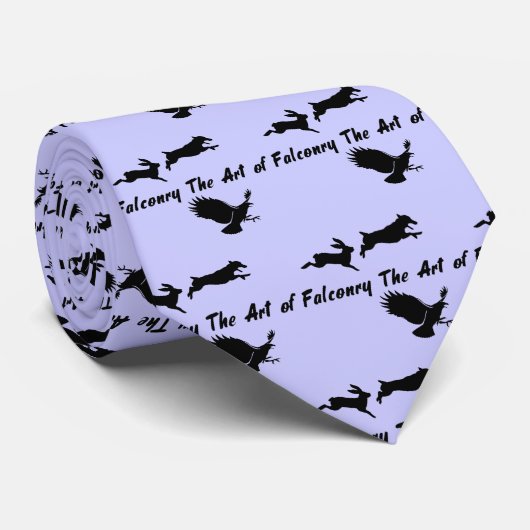 Jack Russel en Falconry Stropdas (Opgerold)