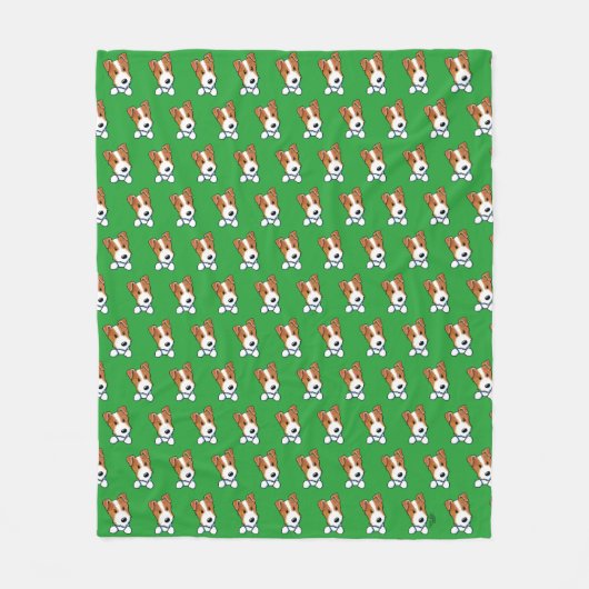 Jack Russel Fleece Blanket (Voorkant)