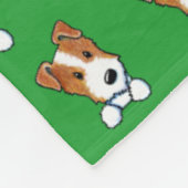 Jack Russel Fleece Blanket Deken (Hoek)