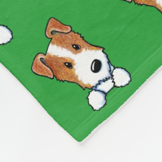 Jack Russel Fleece Blanket Deken (Hoek)