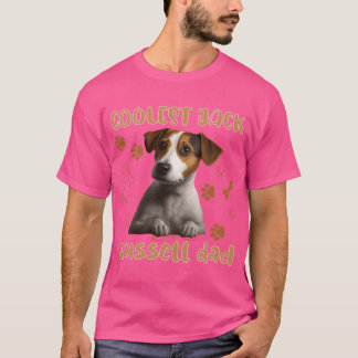 Jack Russel liefhebber citaat Jack Russell vader v T-shirt