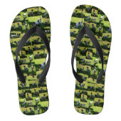 Jack Russel Photo Collage Teenslippers (Voetbed)