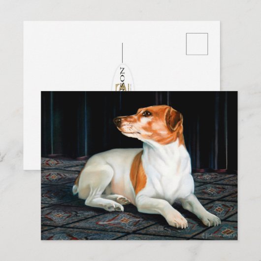 Jack Russel Postcard Briefkaart (Voorkant / Achterkant)