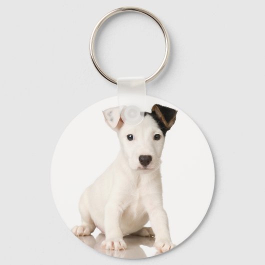 Jack Russel shier Sleutelhanger (Voorkant)