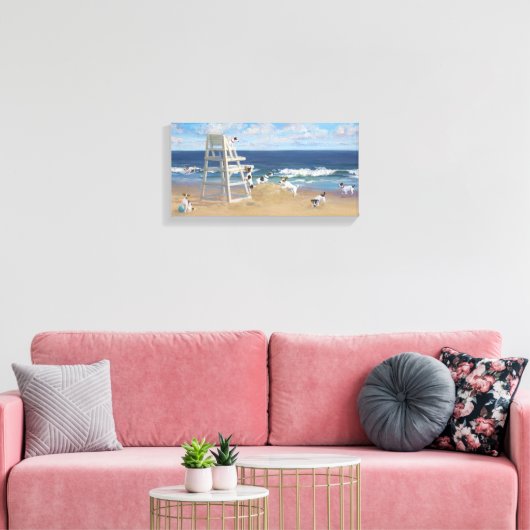 Jack Russel staarten canvas print #2 (Insitu (Woonkamer))