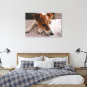 Jack Russel Terier Canvas Afdruk (Insitu (Slaapkamer))