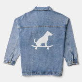 JACK RUSSEL TERRIER DENIM JACKET (Achterkant)