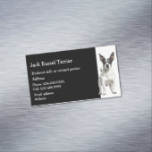 Jack Russel Terrier Dog Breeder Pet Sitter Busines Magnetisch Visitekaartje (Voorbeeld)