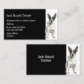 Jack Russel Terrier Dog Breeder Pet Sitter Visitekaartje (Voorkant / Achterkant)