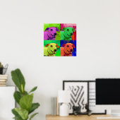 Jack Russel Terrier Pop Art Poster (Thuiskantoor)