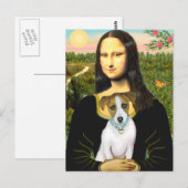 Jack Russell 10 - Mona Lisa Briefkaart (Voorkant / Achterkant)