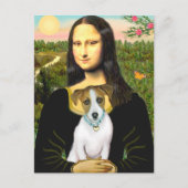 Jack Russell 10 - Mona Lisa Briefkaart (Voorkant)