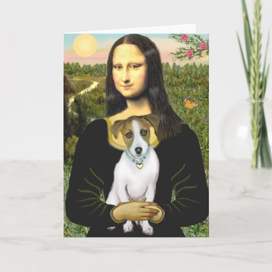 Jack Russell 10 - Mona Lisa Kaart (Voorkant)