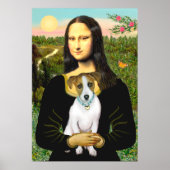 Jack Russell 10 - Mona Lisa Poster (Voorkant)