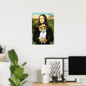 Jack Russell 10 - Mona Lisa Poster (Thuiskantoor)