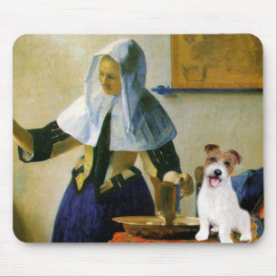 Jack Russell 11 - Vrouw met kan Muismat