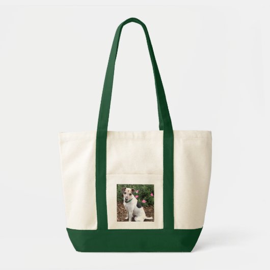 Jack Russell adorns nuttige canvas tas (Voorkant)