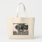 Jack Russell Bag Grote Tote Bag (Voorkant)