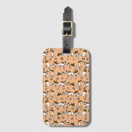 Jack Russell Bagage Label (Voorkant (verticaal))
