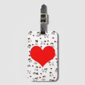 Jack Russell Bagagelabel (Voorkant (verticaal))