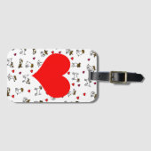 Jack Russell Bagagelabel (Voorkant (horizontaal))